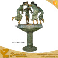home decoration lady bronze fountain statue for sale